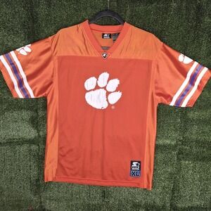 Starter Clemson Tigers Youth XL (18–20) Orange Football Jersey NCAA
